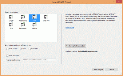 ASP.NET MVC 5 Authentication Filters